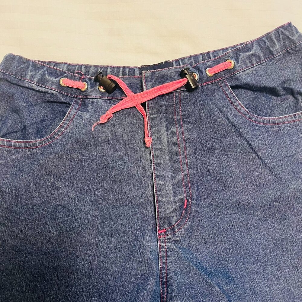 OCEAN PACIFIC Girls Denim Shorts. EUC. Size 16. - Picture 4 of 9